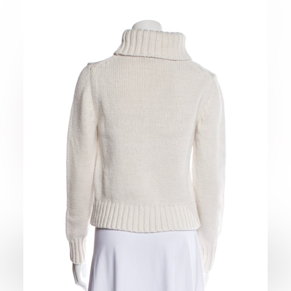 Jenni Kayne White Turtleneck - Picture 3 of 4